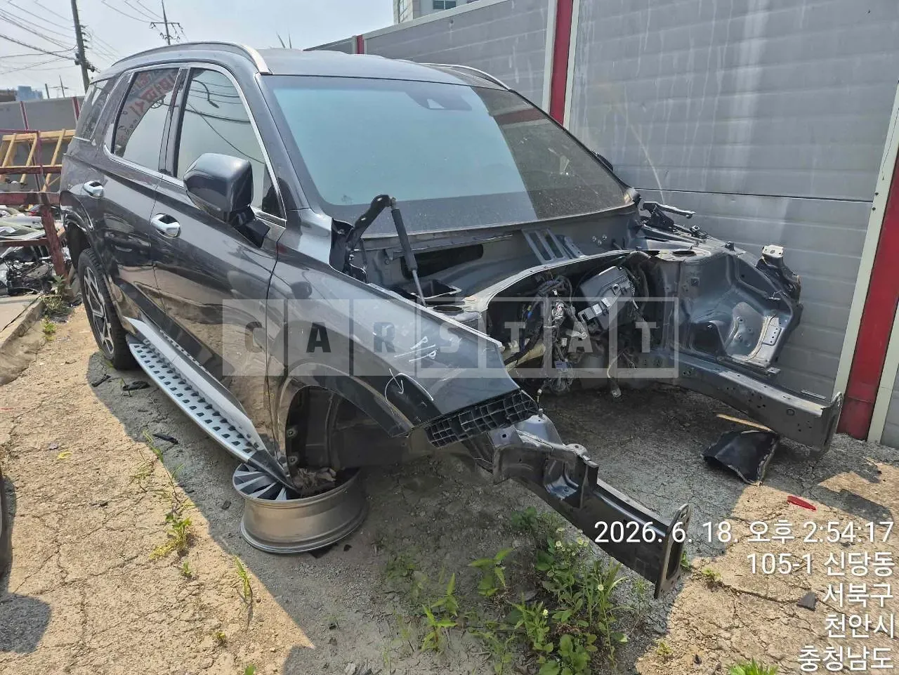 Photo 2 of 32: 2021 Hyundai Palisade, VIN KMHR581EDNU337581 — Korean insurance auction