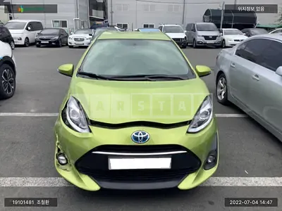Photo 1 of 19: 2019 Toyota Prius C, VIN JTDKDTB36K1625635 — Korean insurance auction
