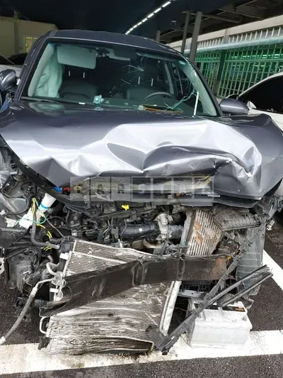 Photo 1 of 15: 2018 Hyundai Tucson, VIN KMHJ281ABJU711314 — Korean insurance auction