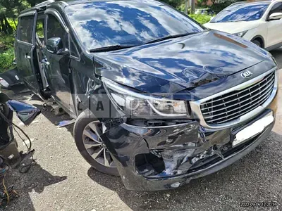 Photo 1 of 5: 2015 Kia Carnival, VIN KNHMF37ABFS001137 — Korean insurance auction