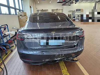 Photo 1 of 18: 2022 Tesla Model 3 Long Range, VIN 5YJ3E1EB6NF307065 — Korean insurance auction