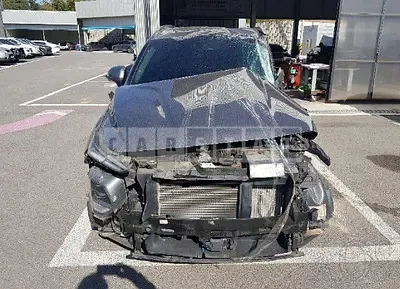 Photo 1 of 8: 2019 Hyundai Santa Fe, VIN KMHS381BDKU173046 — Korean insurance auction