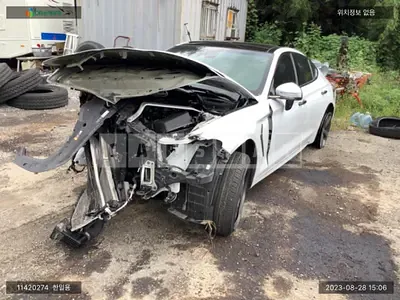 Photo 1 of 27: 2019 Genesis G70, VIN KMTG541EDKU039103 — Korean insurance auction