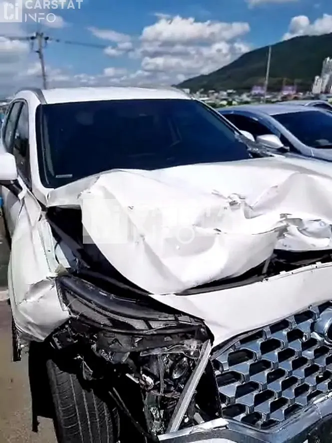 Photo 2 of 17: 2021 Hyundai Santa Fe, VIN KMHS381HHMU375724 — Korean insurance auction