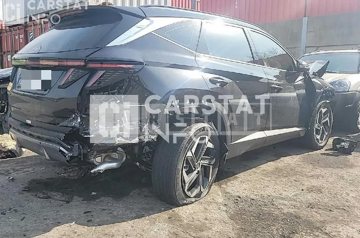 Photo 2 of 19: 2022 Hyundai Tucson, VIN KMHJE81BGNU113867 — Korean insurance auction