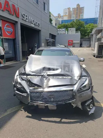 Photo 1 of 18: 2019 Infiniti Q70 3.7, VIN JNKBY11EXKM250101 — Korean insurance auction