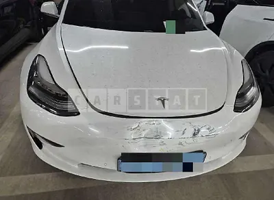 Photo 1 of 4: 2021 Tesla (parts) Model 3 Long Range Bonnet — Korean insurance auction