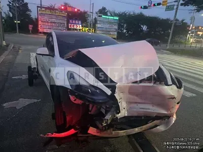Photo 1 of 9: 2021 Tesla Model 3 LongRange — Korean insurance auction