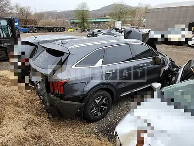 Photo 1 of 8: 2022 Kia Sorento Hybrid 1.6, VIN KNARL81GBNA121527 — Korean insurance auction