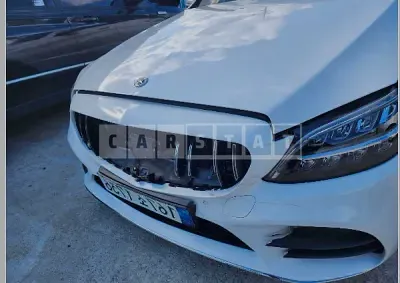 Photo 1 of 9: 2021 Mercedes-Benz C 200, VIN W1KWF8AB0MR618384 — Korean insurance auction