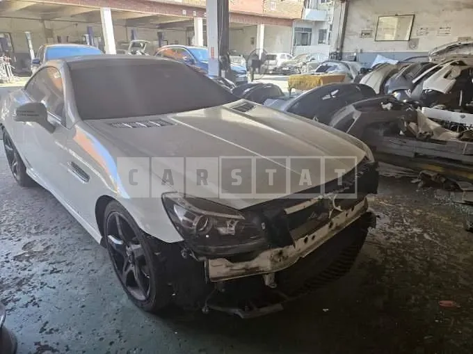 Photo 2 of 7: 2014 Mercedes-Benz SLK350, VIN WDDPK5HA3EF086689 — Korean insurance auction