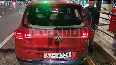 Photo 1 of 11: 2015 Volkswagen Tiguan 2.0 TDI Blue Motion, VIN WVGZZZ5NZFW087105 — Korean insurance auction