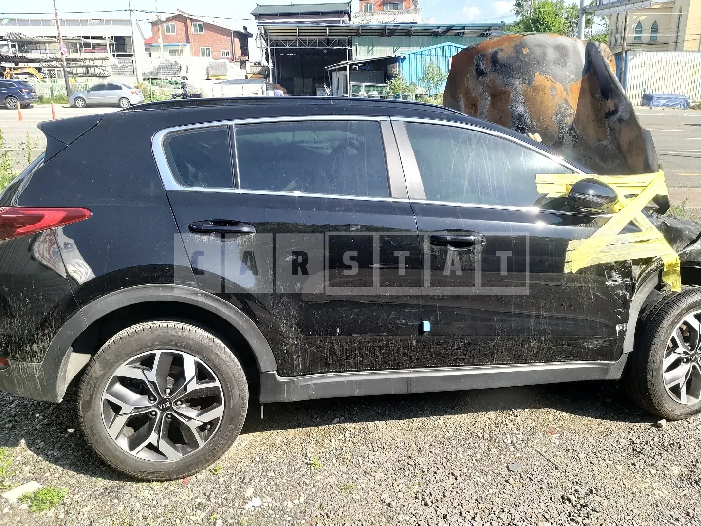Photo 2 of 8: 2020 Kia Sportage, VIN KNAPN813BLK842302 — Korean insurance auction