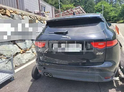 Photo 1 of 15: 2018 Jaguar F-Pace 20d — Korean insurance auction