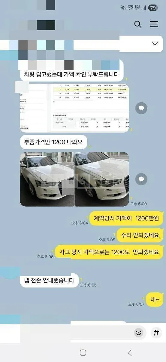 Photo 2 of 4: 2015 Audi A6 35 TDI, VIN WAUZZZ4G9FN026453 — Korean insurance auction