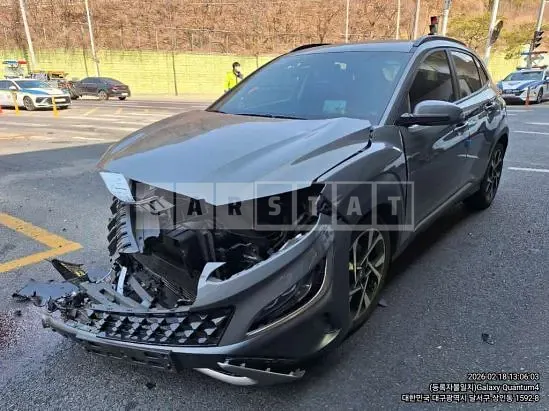 Photo 2 of 11: 2021 Hyundai Kona, VIN KMHK5813HMU743784 — Korean insurance auction