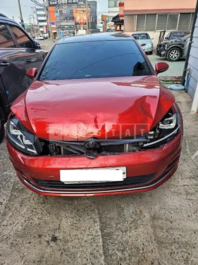 Photo 1 of 7: 2015 Volkswagen Golf 2.0 TDI BMT, VIN WVWZZZAUZFW075132 — Korean insurance auction
