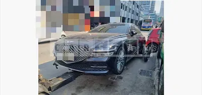 Photo 1 of 49: 2021 Genesis G80 2.5T, VIN KMTGB41CBMU088801 — Korean insurance auction