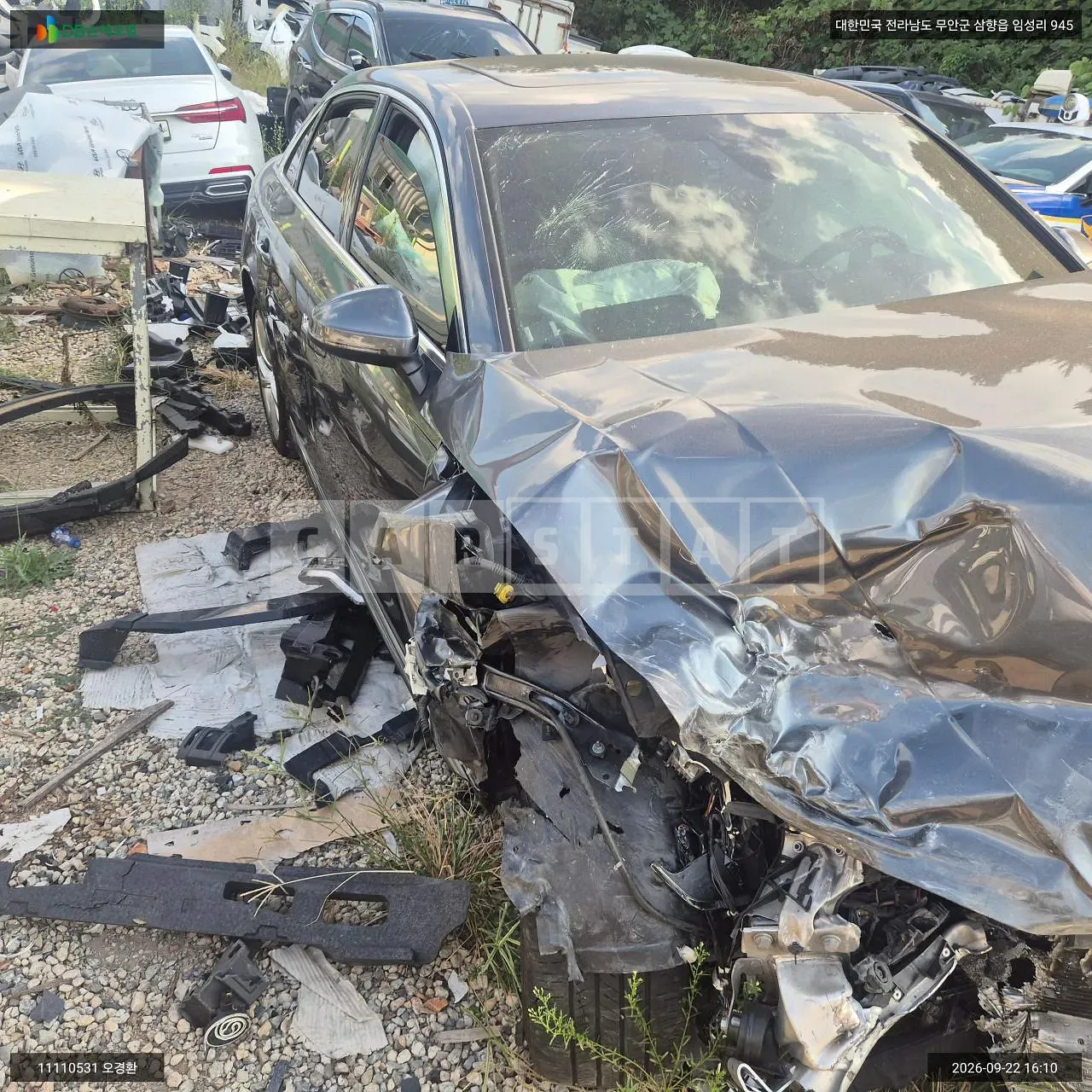 Photo 2 of 16: 2021 Audi A4 40 TFSI, VIN WAUZZZF45MA076841 — Korean insurance auction