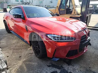 Photo 1 of 25: 2022 BMW M4 Competition M xDrive, VIN WBS41AZ08NCK63570 — Korean insurance auction