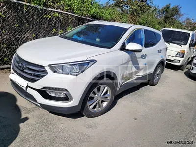 Photo 1 of 13: 2016 Hyundai Santa Fe, VIN KMHSU81UBGU659504 — Korean insurance auction