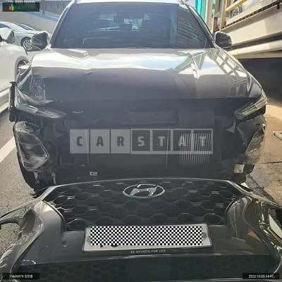 Photo 1 of 7: 2019 Hyundai Santa Fe, VIN KMHS381ABLU217424 — Korean insurance auction