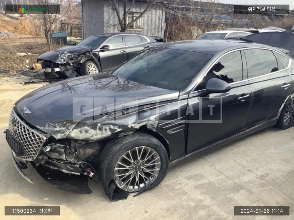 Photo 2 of 22: 2021 Genesis G80, VIN KMTGB41CBMU091796 — Korean insurance auction