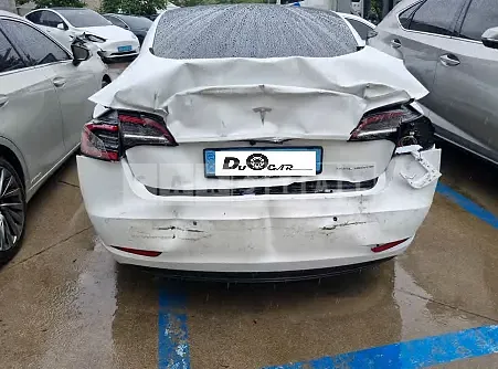 Photo 2 of 17: 2021 Tesla Model 3 Long Range, VIN 5YJ3E1EBXMF952199 — Korean insurance auction