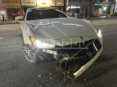 Photo 1 of 3: 2017 Maserati Ghibli 3.0, VIN ZAM57XSG5H1223656 — Korean insurance auction