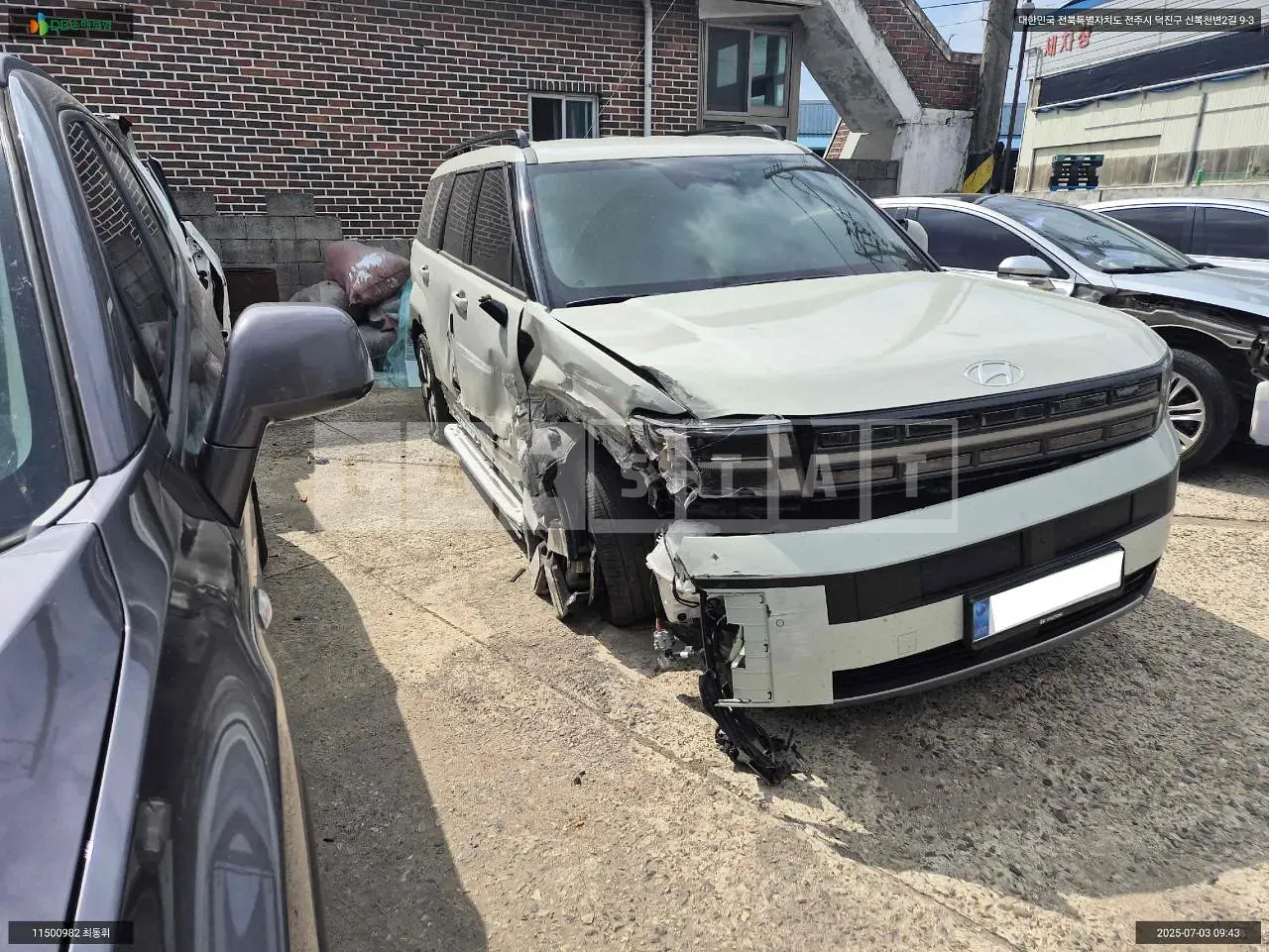 Photo 2 of 13: 2023 Hyundai Santa Fe, VIN KMHP381LGRU008027 — Korean insurance auction