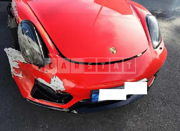 Photo 2 of 10: 2016 Porsche Boxster GTS, VIN WP0CB2985GS140104 — Korean insurance auction