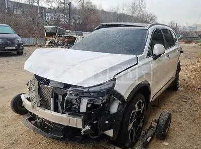 Photo 1 of 16: 2021 Hyundai Santa Fe, VIN KMHS381LGMU363549 — Korean insurance auction