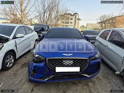 Photo 1 of 30: 2018 Genesis G70, VIN KMTG341ADJU011533 — Korean insurance auction