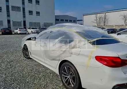 Photo 2 of 9: 2018 BMW 530i xDrive, VIN WBAJD9105JWC82551 — Korean insurance auction