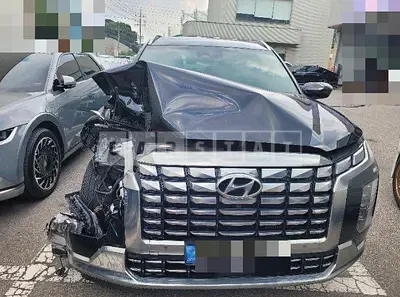 Photo 1 of 17: 2022 Hyundai Palisade 2.2 (4WD), VIN KMHR581ADPU528155 — Korean insurance auction