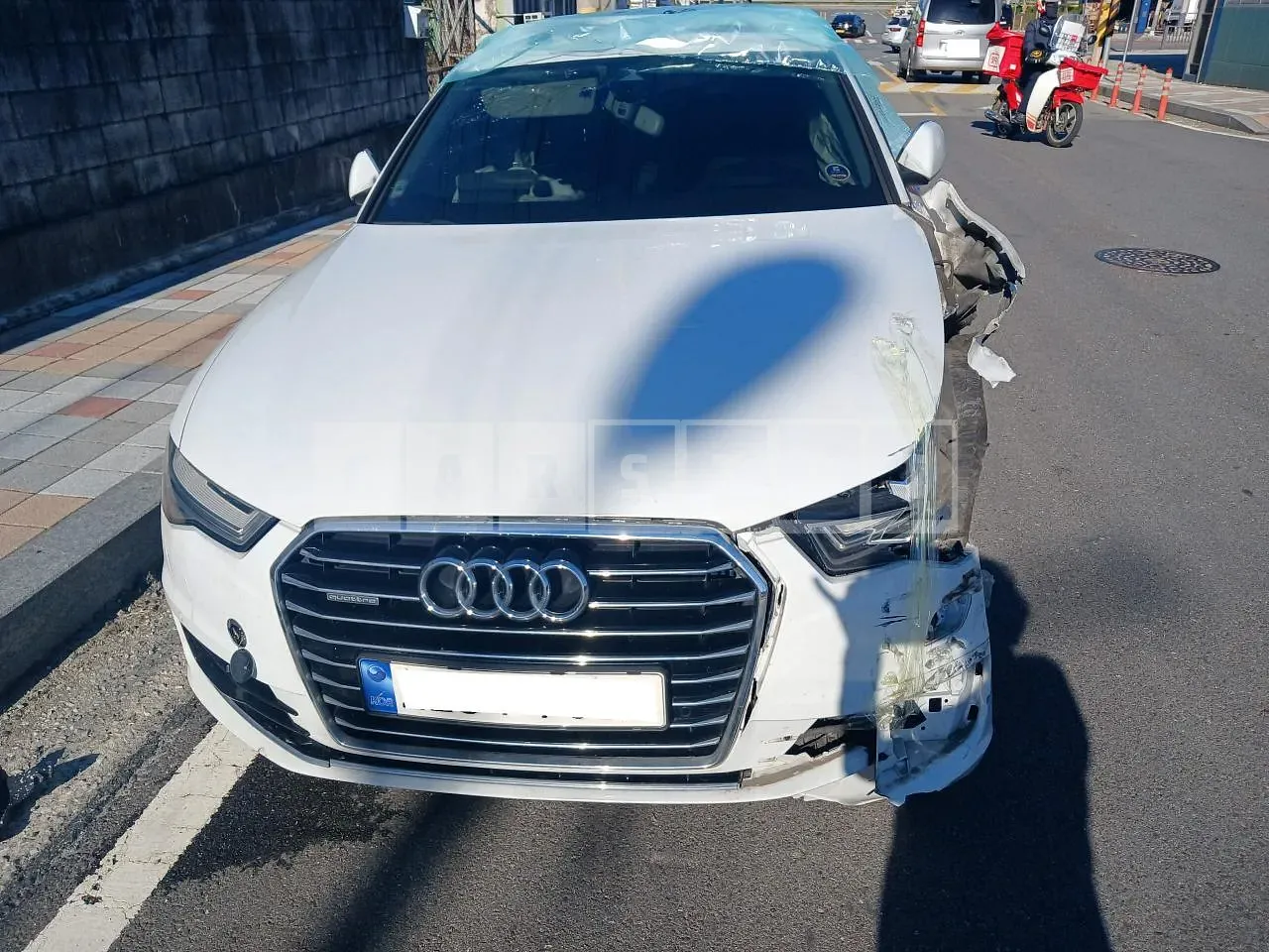 Photo 2 of 11: 2016 Audi A6 40 TDI quattro, VIN WAUZZZ4G9GN100813 — Korean insurance auction
