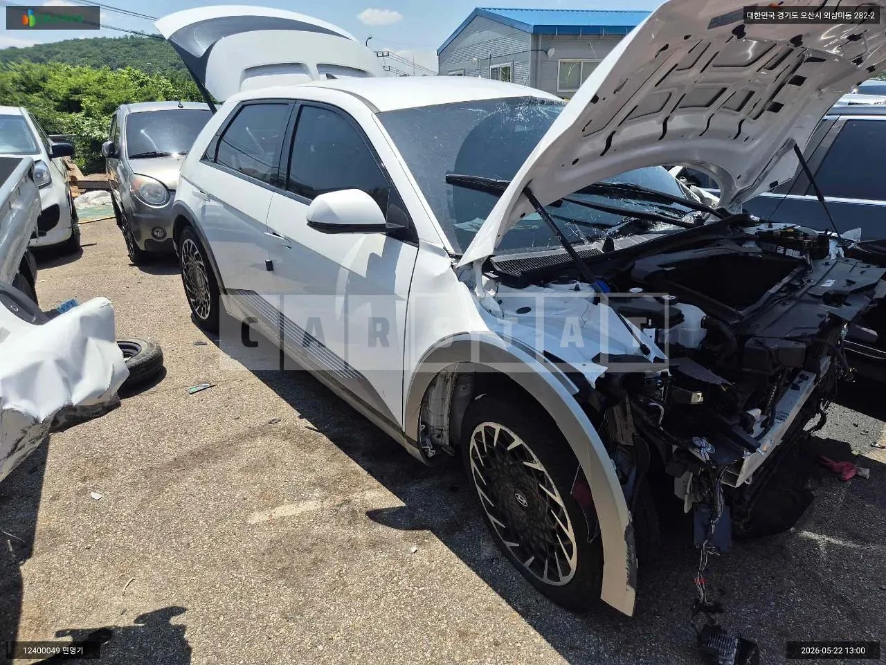 Photo 2 of 20: 2021 Hyundai IONIQ 5, VIN KMHKR81AFNU028958 — Korean insurance auction