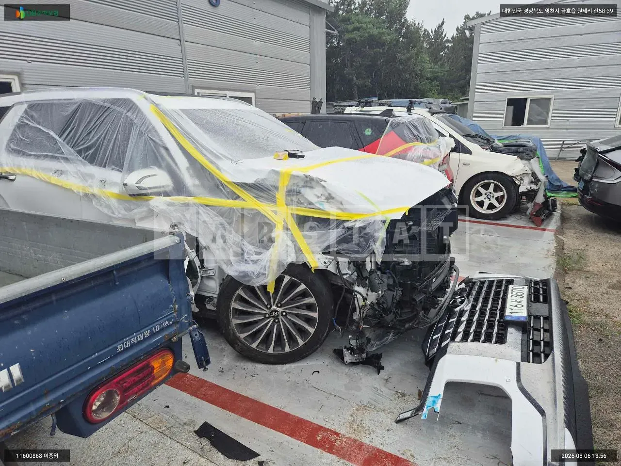 Photo 2 of 44: 2023 Hyundai Palisade, VIN KMHR581EDPU622060 — Korean insurance auction