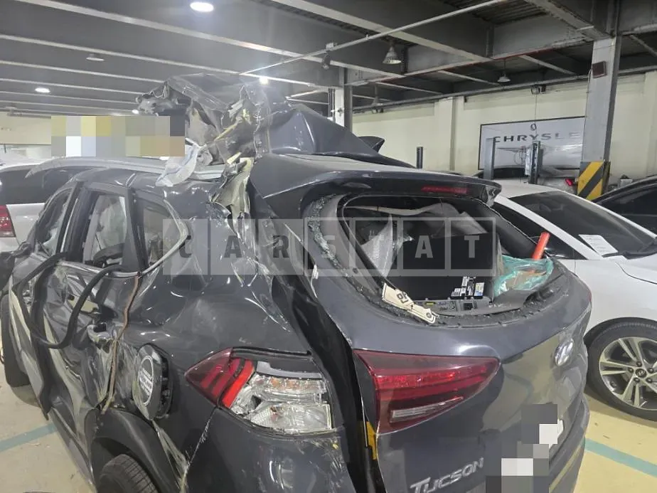 Photo 2 of 5: 2018 Hyundai Tucson 1.6 — Korean insurance auction