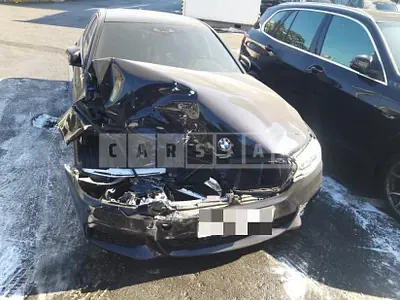 Photo 1 of 5: 2018 BMW 530i xDrive, VIN WBAJD9103JWC82533 — Korean insurance auction