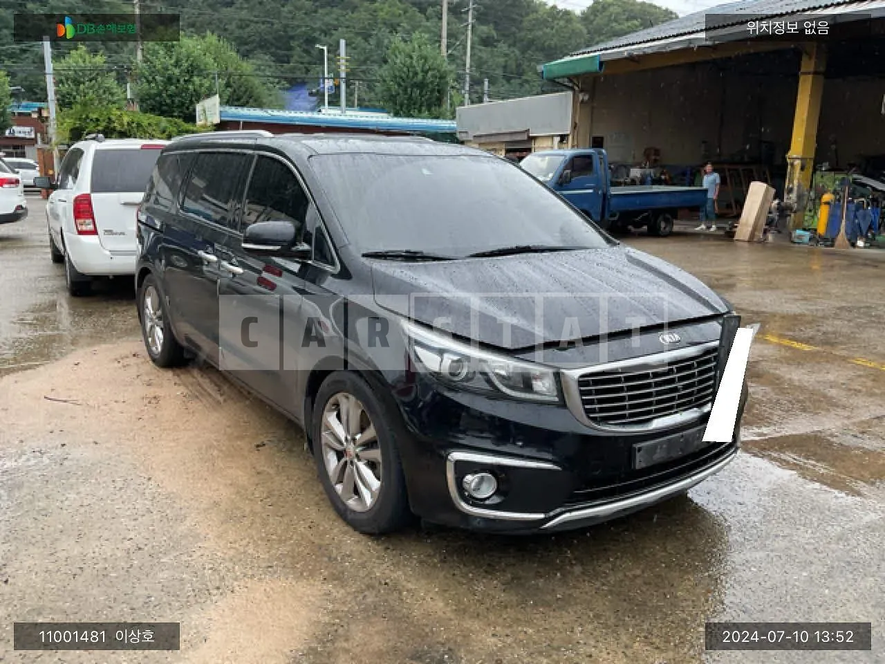 Photo 2 of 13: 2015 Kia Carnival, VIN KNAME81ABGS106791 — Korean insurance auction