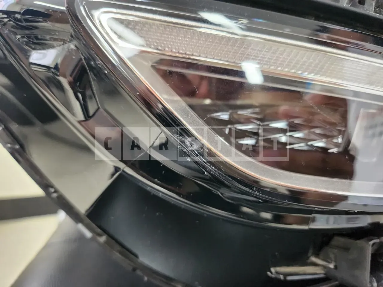 Photo 2 of 5: 2020 Genesis Light /GV80 Right Headlamp, VIN KMTHC81CDLU023504 — Korean insurance auction