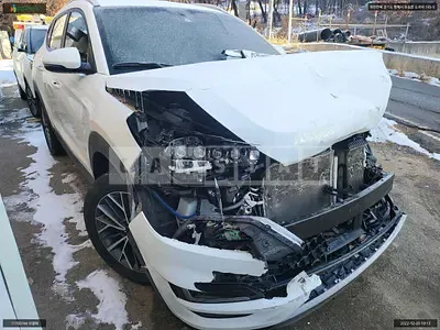 Photo 1 of 7: 2018 Hyundai Tucson, VIN KMHJ3817GKU852443 — Korean insurance auction