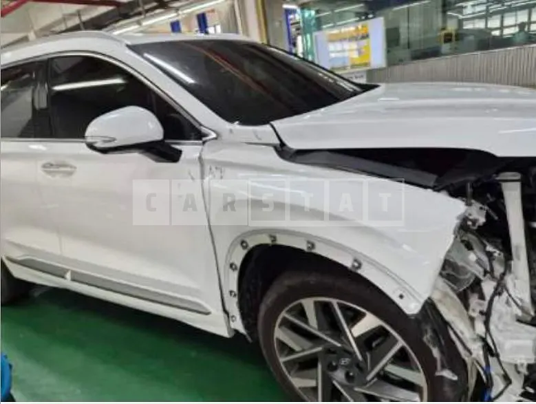Photo 3 of 3: 2022 Hyundai Santa Fe TM 2.2 — Korean insurance auction