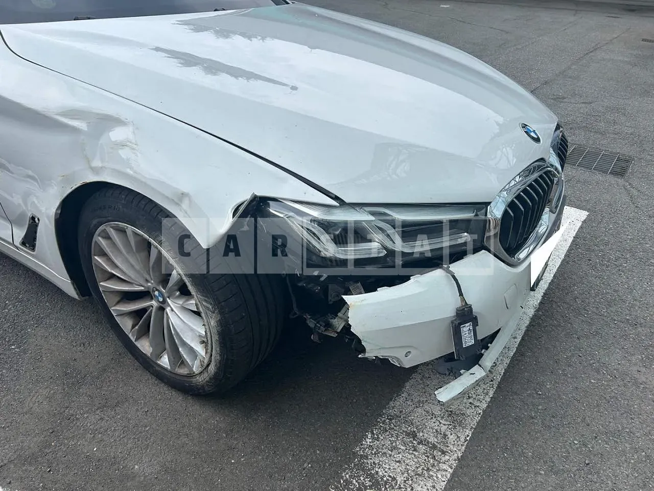 Photo 2 of 20: 2021 BMW 520i, VIN WBA11BH02MCG35100 — Korean insurance auction