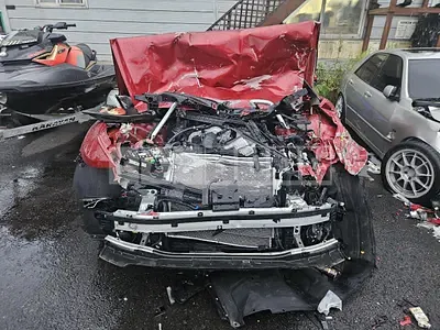 Photo 1 of 8: 2021 Genesis G80, VIN KMTGB41CDMU079903 — Korean insurance auction