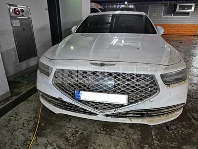 Photo 1 of 19: 2021 Hyundai Genesis G90, VIN KMHG341ADNU096751 — Korean insurance auction