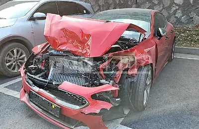 Photo 1 of 14: 2020 Kia Stinger, VIN KNAE351ABLS086483 — Korean insurance auction