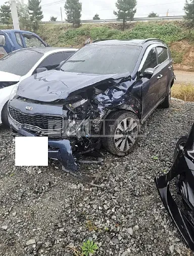 Photo 2 of 10: 2018 Kia Sportage, VIN KNAPM813BJK314141 — Korean insurance auction