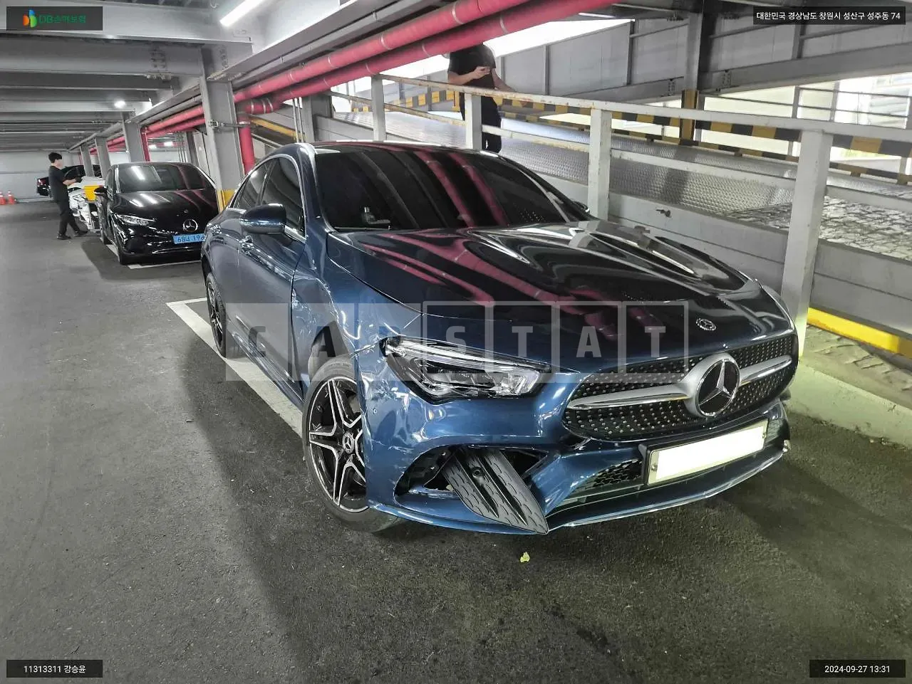 Photo 2 of 14: 2020 Mercedes-Benz CLA 250 4Matic, VIN W1K5J4HB7LN113912 — Korean insurance auction